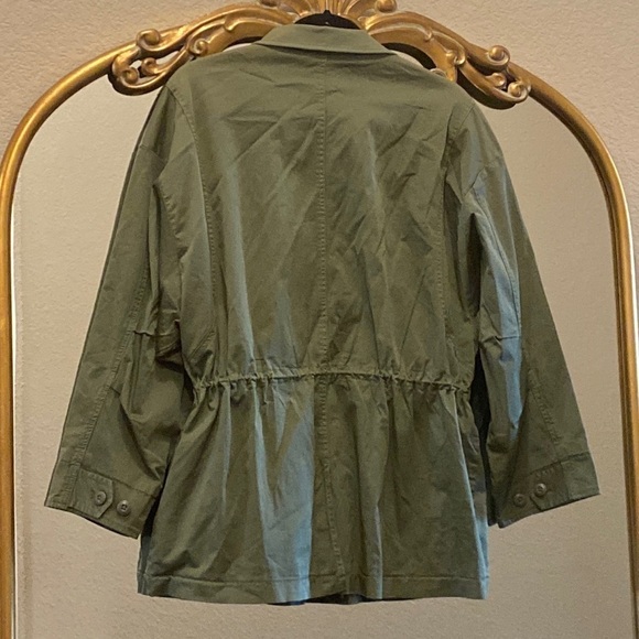 Joie Jenita Stretch Cotton Field Jacket Utility Size XL - Picture 5 of 8